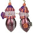 Clemson Tigers NCAA All-Star Light-Up Acrylic Snowman Ornament (3)"