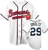 John Smoltz Atlanta Braves Home White MLB Replica Jersey