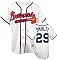 John Smoltz Majestic MLB Home Replica Atlanta Braves Youth Jersey
