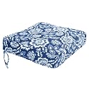 Chair Cushion Blue/White - 22.5x21.5"