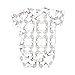 Kate Quinn Organics Unisex-baby Short Sleeve Kimono Bodysuit