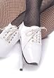 7 Inch Heel Laceup Ballet Point Women's Size Shoe