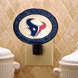 Pack of 3 NFL Houston Texans Football Stained Glass Night Lights