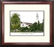 Loyola Marymount University Alumnus Alumnus 14x18 Mahogany Framed Collegiate Lithograph