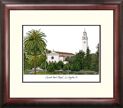 Loyola Marymount University Alumnus Alumnus 14x18 Mahogany Framed Collegiate Lithograph