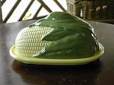 Large New Pottery Cornware Covered Butter Dish Signed Shawnee
