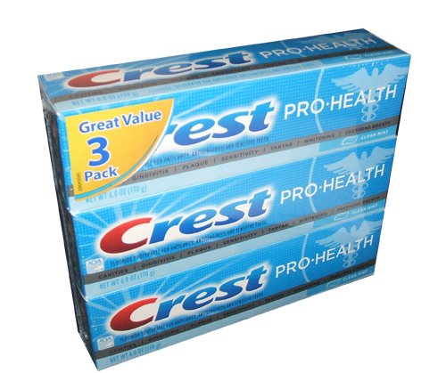 Crest Pro Health Toothpaste of 3)