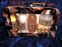 VANILLA AROMATHERAPY BATH SPA and SHOWER MOUNTAIN FOREST LEAF DECOR ACCENT GIFT SET / Pampering Shower Gel, Soft Skin Body Lotion, Rejuvenating Bubble Bath, Imvigorating Tender Skin Vanilla Body Scrub, and a Unique Hand Poured Massage Ribbed Soap Bar