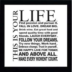 This Is Your Life Inspirational prints 12x12 frame size This Is Your Life Inspirational prints 12x12 frame size
