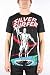 Men's Marvel Comics The Fantastic Four Silver Surfer Big Print Subway T-shirt
