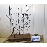 Cathy- Bird Jewelry Stand Tree Display Organizer with Wood Base