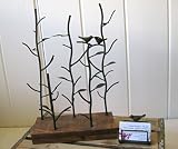 Cathy- Bird Jewelry Stand Tree Display Organizer with Wood Base