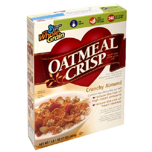 Oatmeal Crisp with Almonds, 17-Ounce Box (Pack of 6) by General Mills