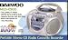DAEWOO MCD-X900 PORTABLE STEREO CD RADIO CASSETTE RECORDER DUAL VOLTAGE 110V/220V