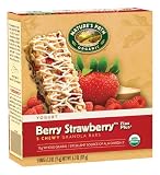 Nature's Path Organic Granola Bars, Yogurt Berry Strawberry, 5-Count Bars (Pack of 6)