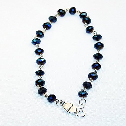 Crystal Beaded Charm Anklet