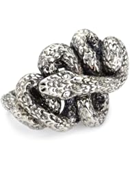 Ettika Silver Colored Snake Ring