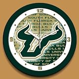 NCAA South Florida Bulls Dimension Wall Clock