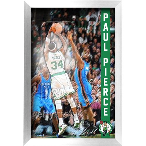 Steiner Sports NBA Boston Celtics Paul Pierce Boston Celtics Pop Out Framed 20x32 Collage