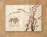 Oriental Prosperity Floral Art Print Poster - 13x19