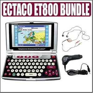 ECTACO Partner ET800 - English Turkish Talking Electronic Dictionary and Audio PhraseBook w/ Accessory Kit