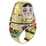 nOir Novelty Babushka Ring, Size 7