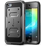 i-Blason Armorbox Dual Layered Hybrid Case with Built in Screen Protector for Apple iTouch 5 / 6 - Black