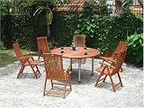 Round Table 180 cm / 6 Vista Five Position Reclining Chair