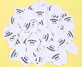 100 Pack of Legacy Guitar Picks, 0.96mm, White, Medium-Heavy