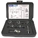 Jancy Slugger High Speed Steel Annular Cutter Set (5 piece), Uncoated (Bright) Finish, 1/2" Annular Shank, 5/8" Depth, 9/16" - 1-1/16" Sizes