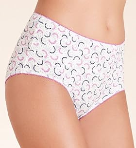 5 Pack - Cotton Rich Assorted Midi Knickers