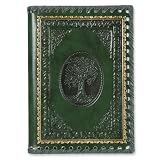 Green Tree of Life Leather Refillable Journal
