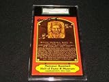 WIllie Mays Auto Signed Red Dexter HOF Plaque Postcard JSA SGC SLABBED RARE N - MLB Cut Signatures