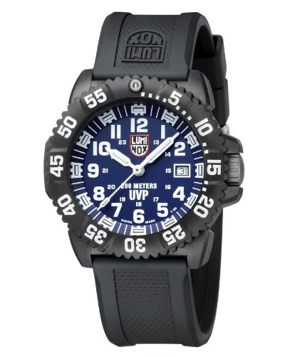 Luminox Evo Navy Seal Colormark Black Dial Black Rubber Strap Mens Watch 3054