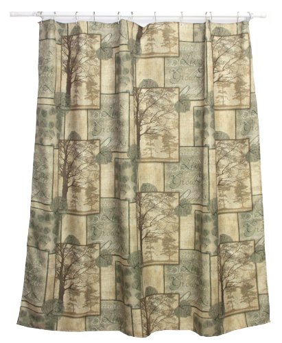 Bacova Guild Natures Element Curtain Beige/Green
