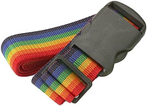 MomentumTravel Extras 2 Pack Rainbow Luggage Straps