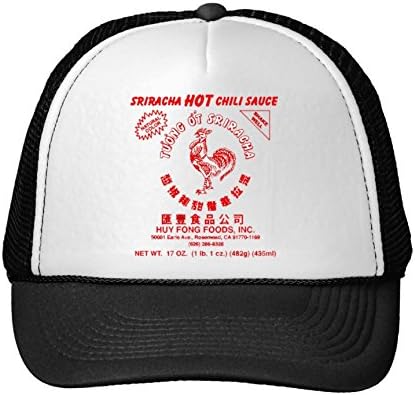 New Fashion Sriracha Hot Chili Sauce Summer Cap Snapback Hats Adjustable Hatblack Cotton Marshallhouston