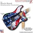 Ole Glory WraptorSkinz Skin fits Rock Band Stratocaster Guitar for Nintendo Wii, XBOX 360, PS2 & PS3 (GUITAR NOT INCLUDED)