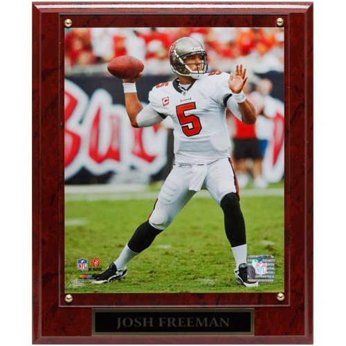 Tampa Bay Buccaneers #5 Josh Freeman 10.5'' x 13'' Player Plaque