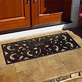56 Toulouse Doublewide Rubber Doormat with Personalized Insert
