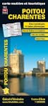 Poitou Charentes, carte r�gionale, ro...