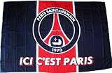 PARIS SAINT GERMAIN PSG - Drapeau officiel Football Supporter - Ici c'est Paris - Football - Ligue 1