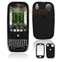 Black Rubber Feel Snap-On Cover Hard Case Cell Phone Protector for Palm PRE