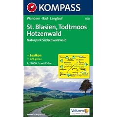 Kompass Karten, Sankt Blasien, Todtmoos: Wandern / Rad
