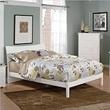IMAGE OF Twin Atlantic Furniture Studio Soho Platform Bed with Open Footrail in White