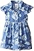 Youngland Baby Girls' Woven Floral with Tie Waist Fashion Dress