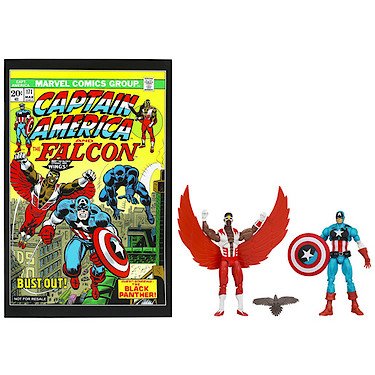 Captain America & Falcon - #171 Comic Book Action Figure 2-pack by Hasbro