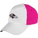 Reebok Baltimore Ravens Breast Cancer Awareness Women's Slouch Adjustable Hat Adjustable
