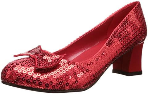Womens Costume Shoes Sequins Red Ruby Slippers Size: 9 Colors: Red