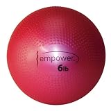 pink 6lbs Soft Medicine Ball w/DVD - 6lbs